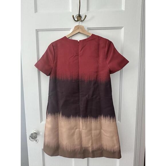 Tuckernuck Gradient Mini Dress in Red and Brown - Picture 4 of 4